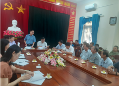 Đoàn kiểm tra, giám sát tình hình thực hiện Chương trình mục tiêu quốc gia xây dựng nông thôn mới tại xã Yên Đồng (Yên Mô).