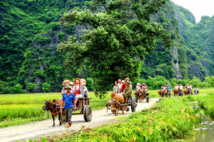 Du lịch quê tôi. Ảnh: Ninh Mạnh Thắng.