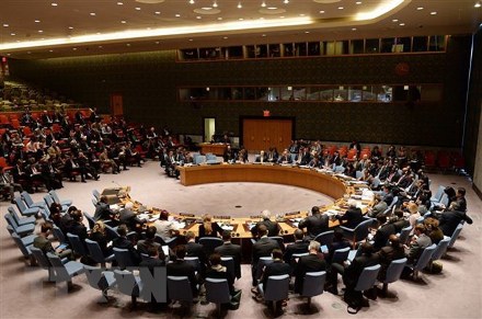 Toàn cảnh một cuộc họp Hội đồng Bảo an Liên hợp quốc.