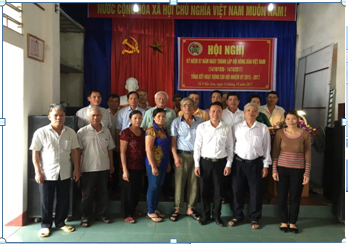 Hội nghị tổng kết Chi hội Nông dân tổ 9, phường Bắc Sơn, nhiệm kỳ 2015-2017