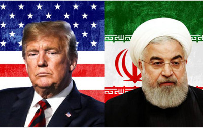 Tổng thống Mỹ Donald Trump (trái) và Tổng thống Iran Rouhani  Ảnh: Getty
