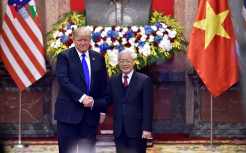 Tổng Bí thư, Chủ tịch nước Nguyễn Phú Trọng và Tổng thống Mỹ Donald Trump
