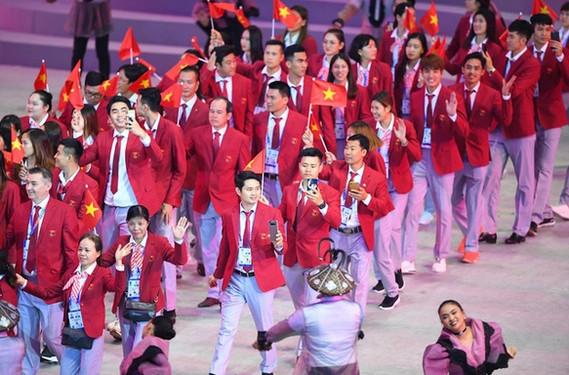 Đoàn Thể thao Việt Nam dự kiến tham dự SEA Games 31 với lực lượng đông đảo nhất. Ảnh: NGUYỄN KHÁNH.