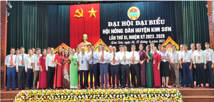 BCH Hội Nông dân huyện Kim Sơn khóa XI, nhiệm kỳ 2023 -2028.